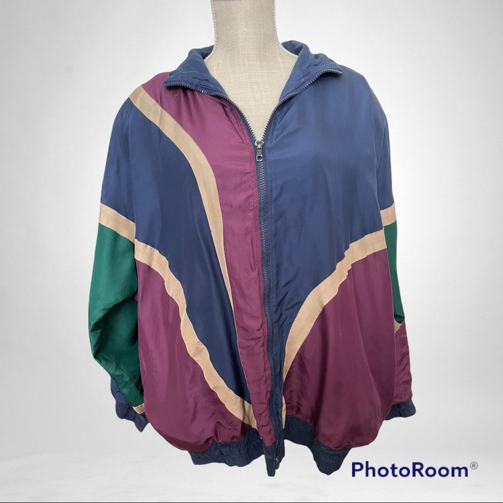 Partners Vintage Windbreaker 80s Multicolor Size L